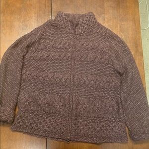 J Jill Zippered Cardigan